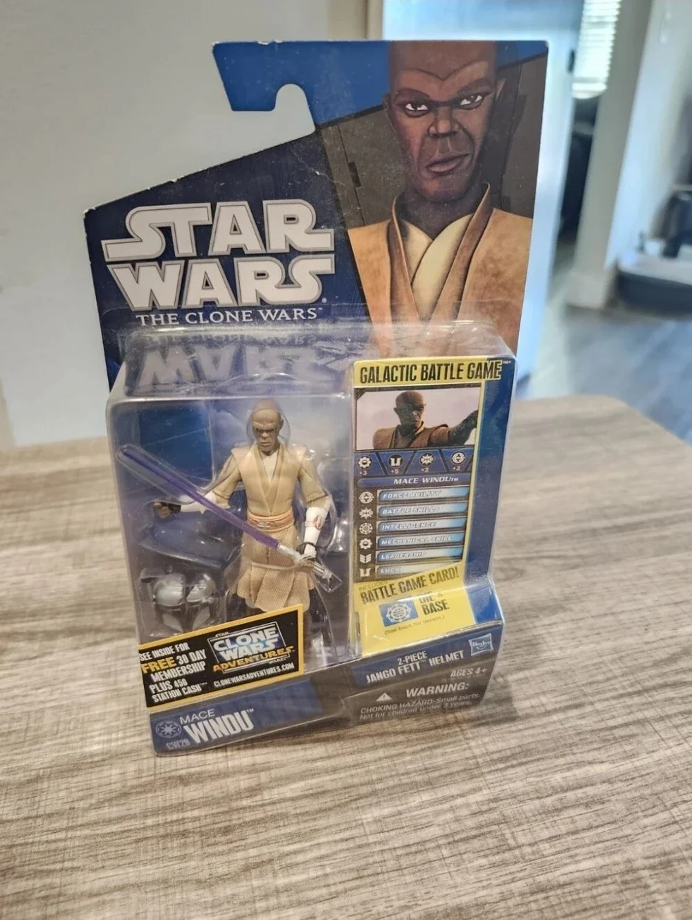2010 Hasbro Star Wars: The Clone Wars MACE WINDU CW20 Action Figure New